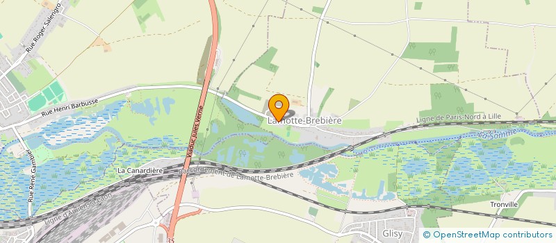 localisation de l'entreprise SCI ALTHOM  LAMOTTE-BREBIERE