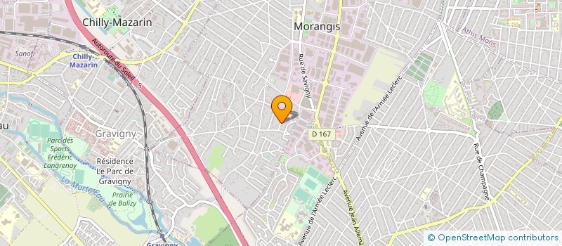 localisation de l'entreprise SCI ALTIANE  MORANGIS