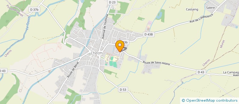 localisation de l'entreprise SCI ALTIBA à LHERM