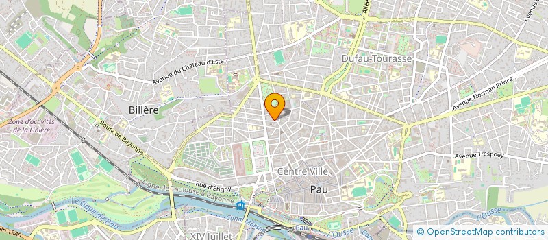 localisation de l'entreprise SCI ALTIERI à PAU