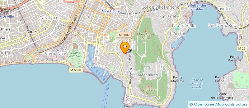 localisation de l'entreprise SCI ALTIFORTI à NICE