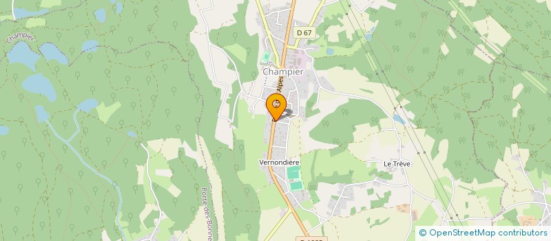 localisation de l'entreprise SCI ALTIM  CHAMPIER