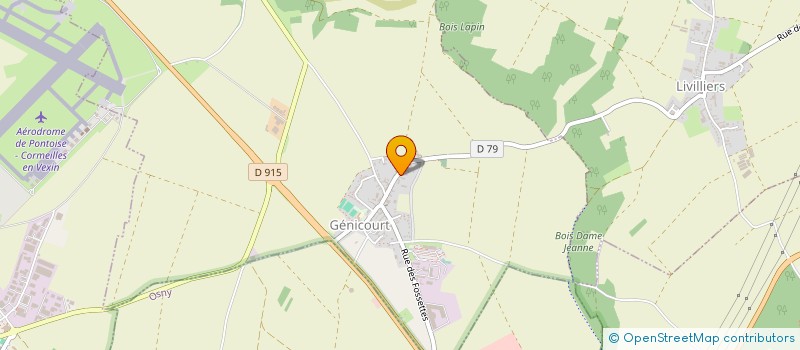 localisation de l'entreprise SCI ALTIMA  GENICOURT