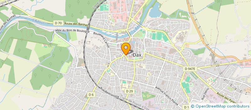 localisation de l'entreprise SCI ALTIMAZ à DAX