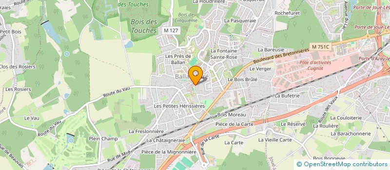 localisation de l'entreprise SCI ALTIORA  VILLANDRY