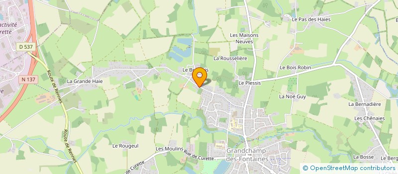 localisation de l'entreprise SCI ALTIORA  GRANDCHAMP-DES-FONTAINES