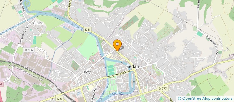 localisation de l'entreprise SCI ALTIORA PATRIMOINE  SEDAN