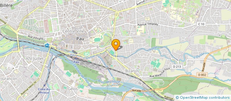 localisation de l'entreprise SCI ALTIRAMA à PAU