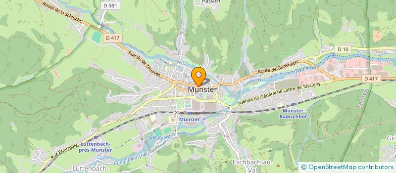 localisation de l'entreprise SCI ALTITUDE 1000  MUNSTER