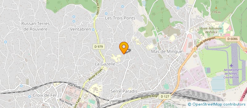 localisation de l'entreprise SCI ALTITUDE à NIMES