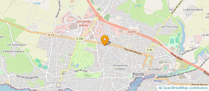 localisation de l'entreprise SCI ALTITUDE  PORNIC