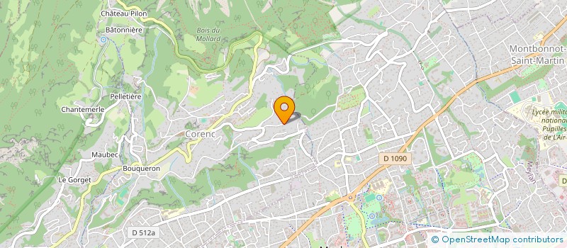 localisation de l'entreprise SCI ALTITUDE  CORENC