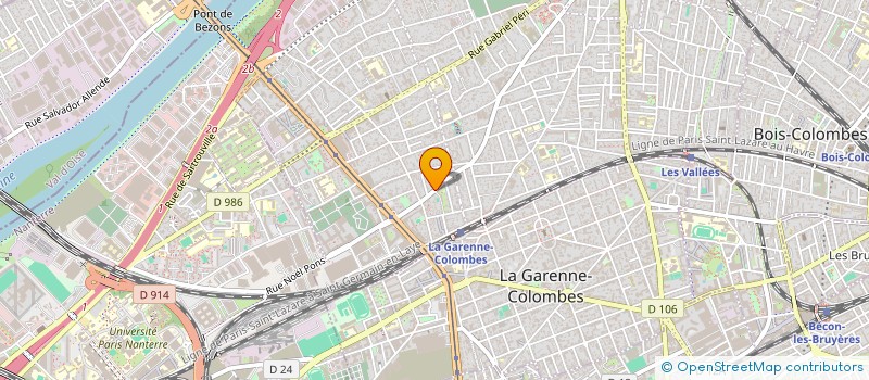 localisation de l'entreprise SCI ALTITUDE à COLOMBES