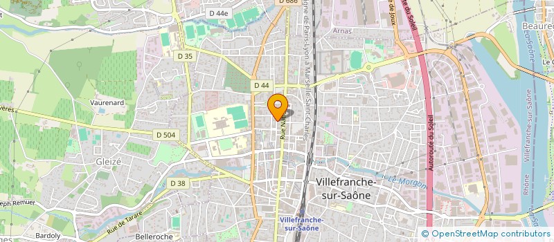 localisation de l'entreprise SCI ALTITUDE  VILLEFRANCHE-SUR-SAONE