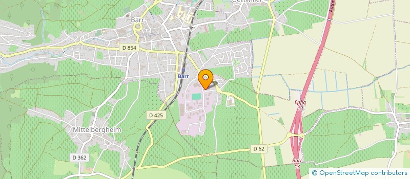 localisation de l'entreprise SCI ALTITUDE  BARR