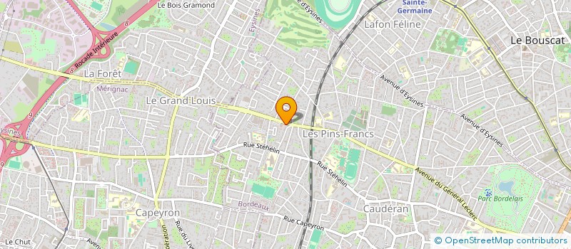 localisation de l'entreprise SCI ALTITUDE  BORDEAUX