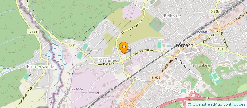 localisation de l'entreprise SCI ALTMEIER  FORBACH