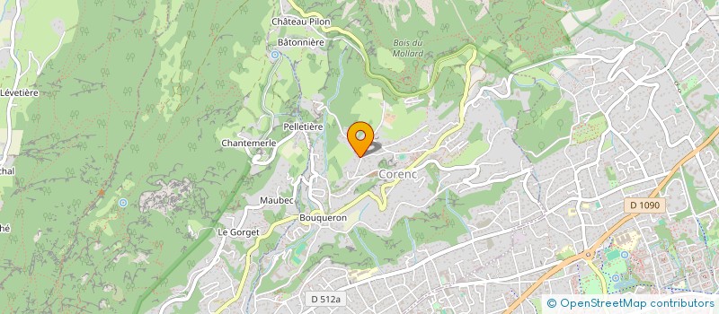 localisation de l'entreprise SCI ALTO  CORENC