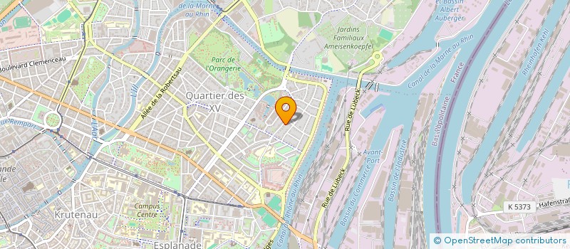 localisation de l'entreprise SCI ALTO  STRASBOURG