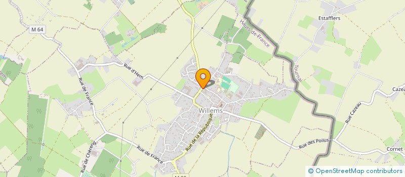 localisation de l'entreprise SCI ALTO  WILLEMS