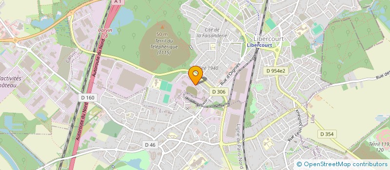 localisation de l'entreprise SCI ALTOMARE ALTIMO  LIBERCOURT