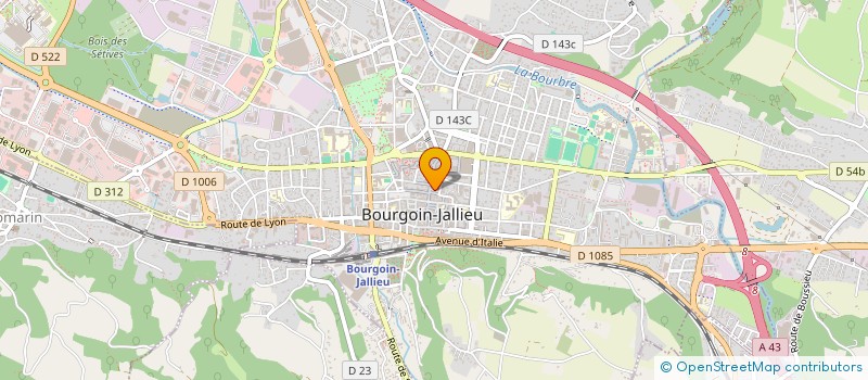 localisation de l'entreprise SCI ALTOR  BOURGOIN-JALLIEU