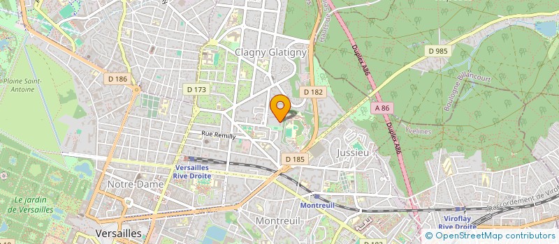 localisation de l'entreprise SCI ALTURA à VERSAILLES
