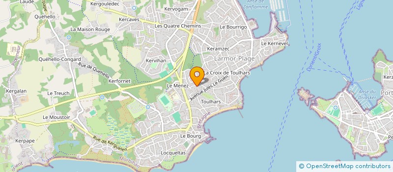 localisation de l'entreprise SCI ALU  LARMOR-PLAGE