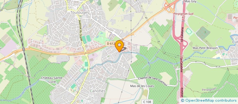 localisation de l'entreprise SCI ALUMA  CANOHES