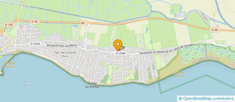 localisation de l'entreprise SCI ALUMINE à LA TRANCHE-SUR-MER