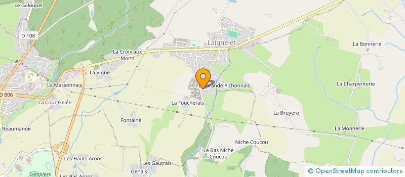 localisation de l'entreprise SCI ALUNATH  LAIGNELET