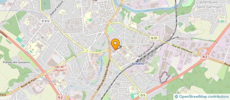 localisation de l'entreprise SCI ALUNI  BELLEU