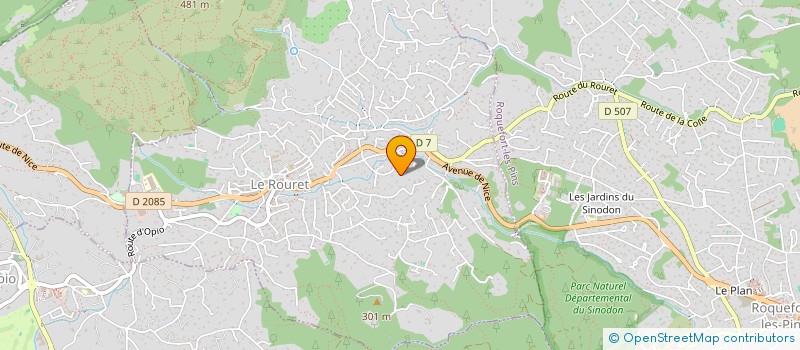 localisation de l'entreprise SCI ALUNNI  LE ROURET