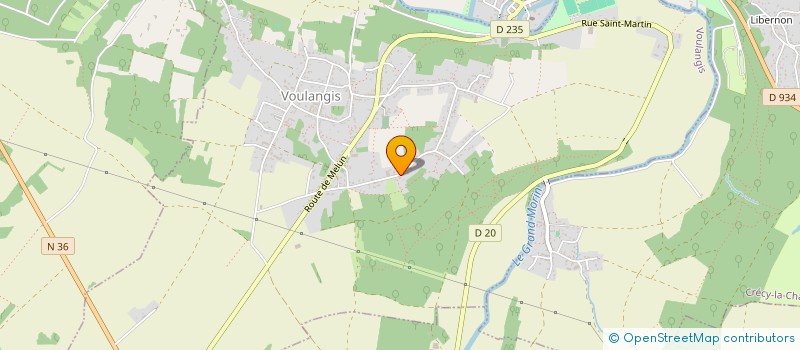 localisation de l'entreprise SCI ALVABEAL  VOULANGIS