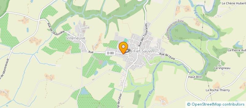 localisation de l'entreprise SCI ALVACA  MAUGES-SUR-LOIRE