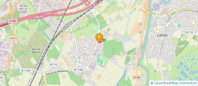 localisation de l'entreprise SCI ALVALNILU à LATTES