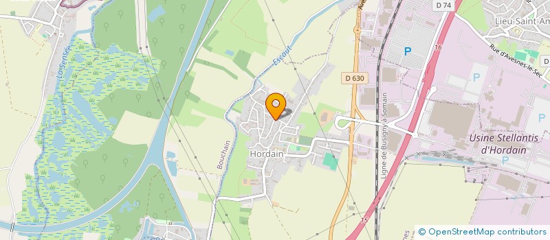 localisation de l'entreprise SCI ALVANA  HORDAIN