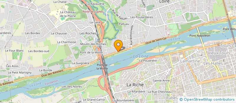 localisation de l'entreprise SCI ALVANCIA  SAINT-CYR-SUR-LOIRE