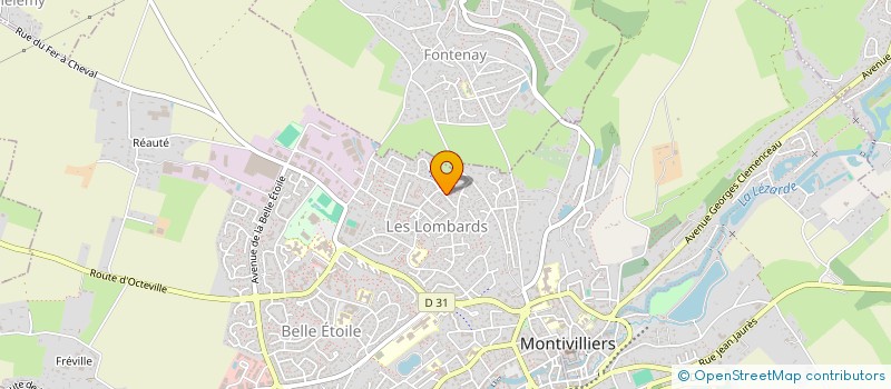 localisation de l'entreprise SCI ALVAREZ  MONTIVILLIERS