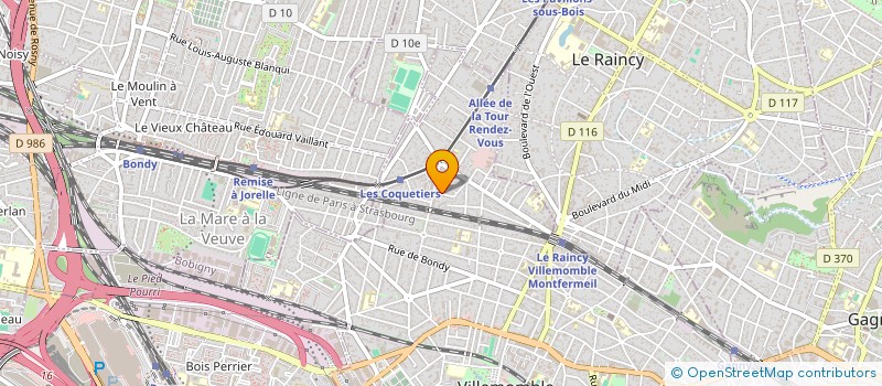 localisation de l'entreprise SCI ALVAREZ ISOTTON  VILLEMOMBLE