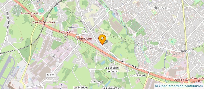 localisation de l'entreprise SCI ALVARO IMMO à BOUGUENAIS