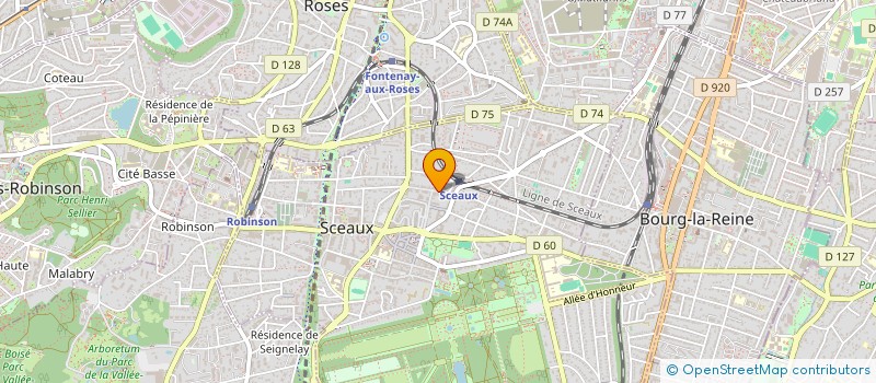 localisation de l'entreprise SCI ALVASO à SCEAUX