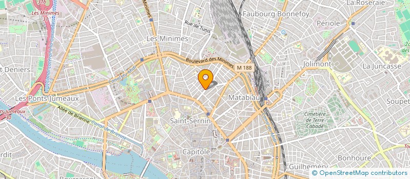 localisation de l'entreprise SCI ALVE à TOULOUSE
