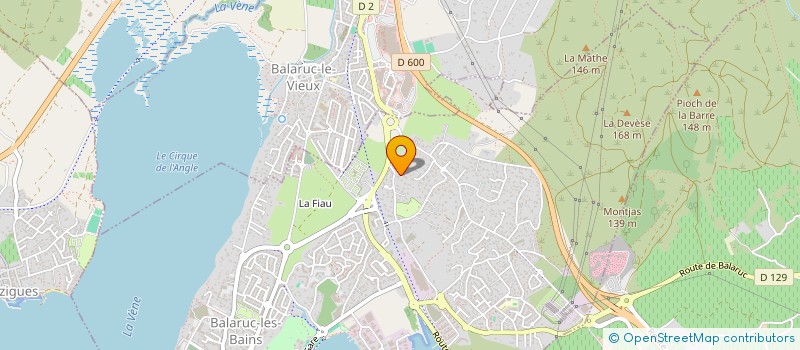 localisation de l'entreprise SCI ALVEAR  BALARUC LES BAINS