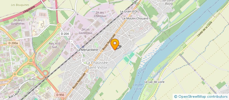 localisation de l'entreprise SCI ALVEOL  LA CHAUSSEE-SAINT-VICTOR