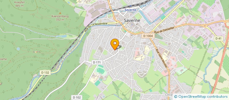 localisation de l'entreprise SCI ALVERA  SAVERNE