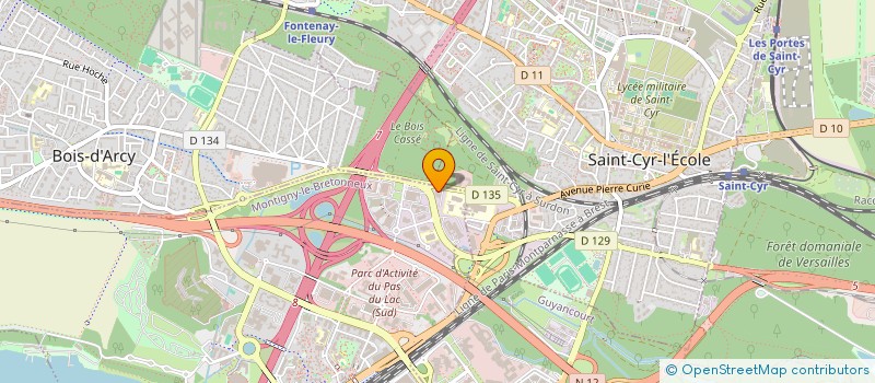 localisation de l'entreprise SCI ALVERGNAS  MONTIGNY-LE-BRETONNEUX