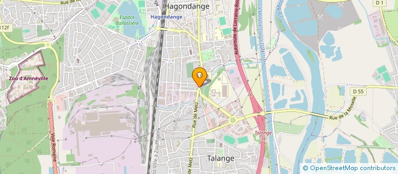 localisation de l'entreprise SCI ALVES à HAGONDANGE