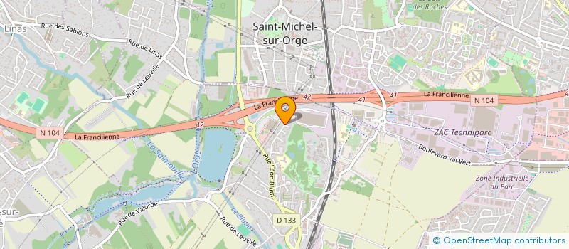 localisation de l'entreprise SCI ALVES à BRETIGNY-SUR-ORGE