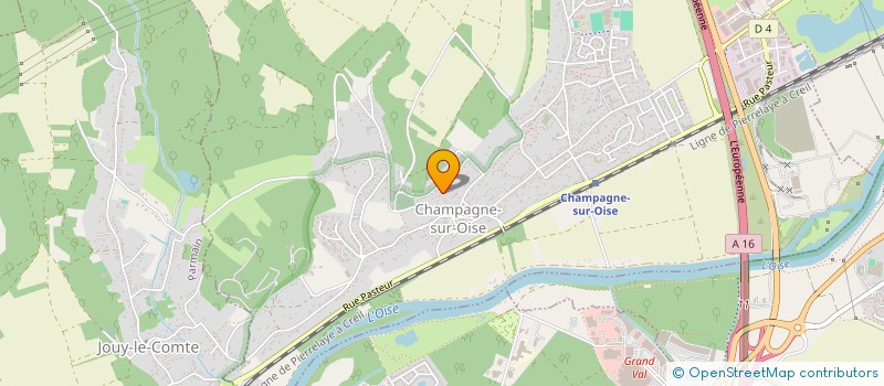 localisation de l'entreprise SCI ALVES  CHAMPAGNE-SUR-OISE